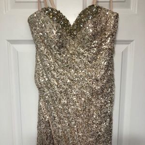 Sequin prom dress